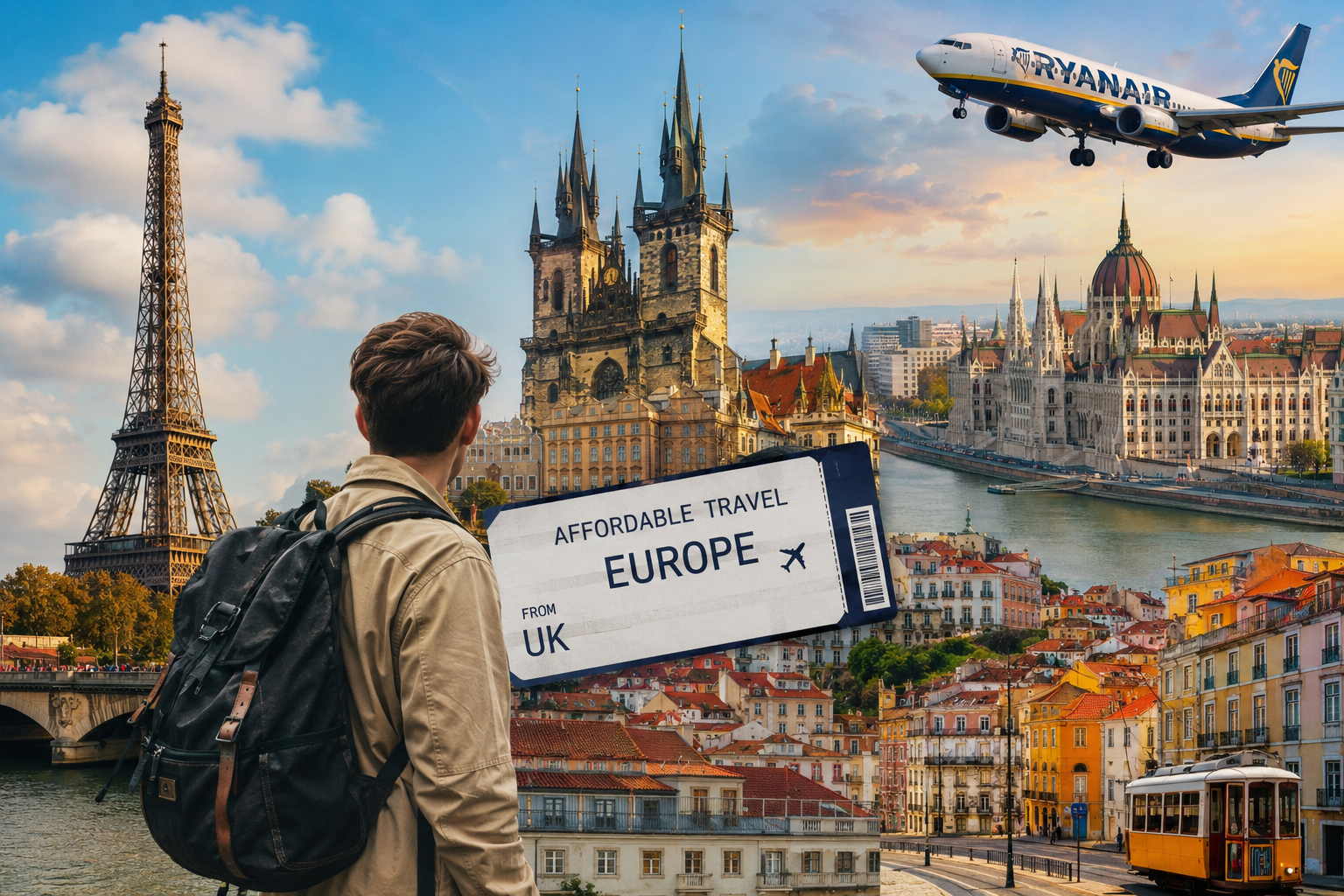 budget travel europe from uk