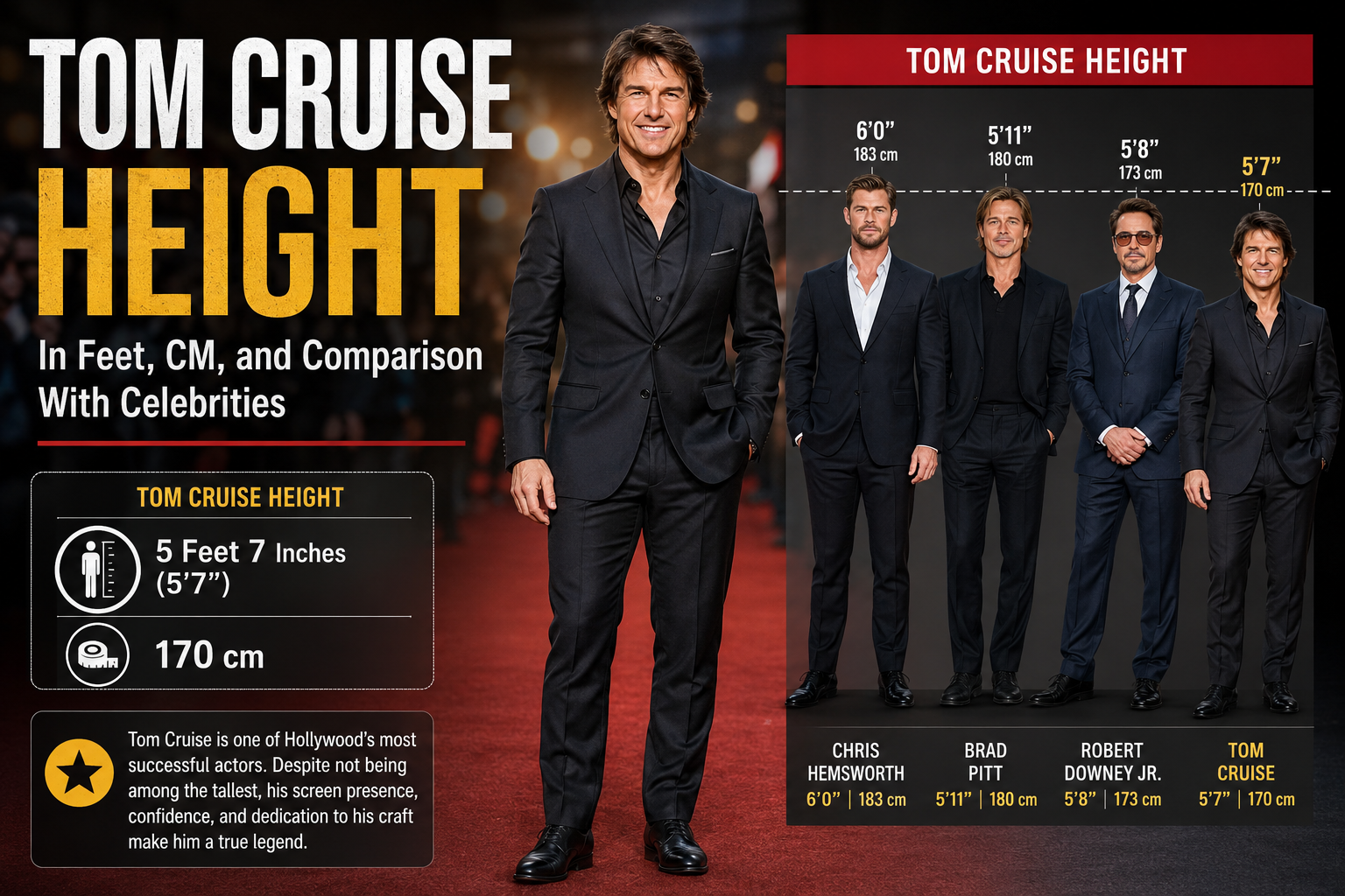 tom cruise height
