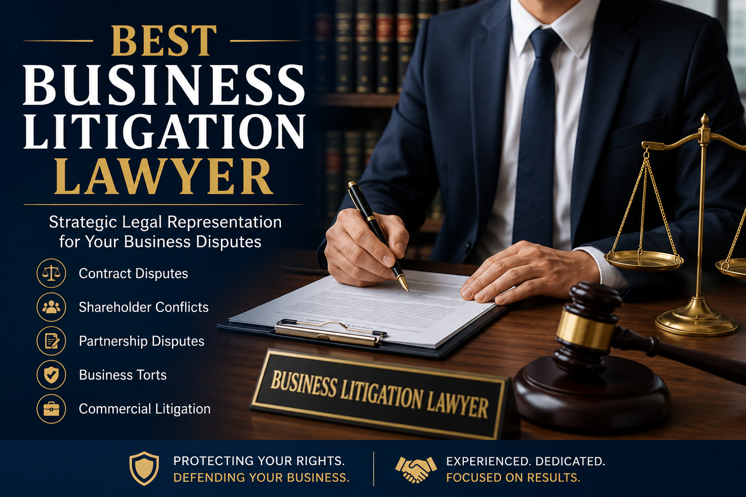 Best Business Litigation Lawyer for Legal Disputes