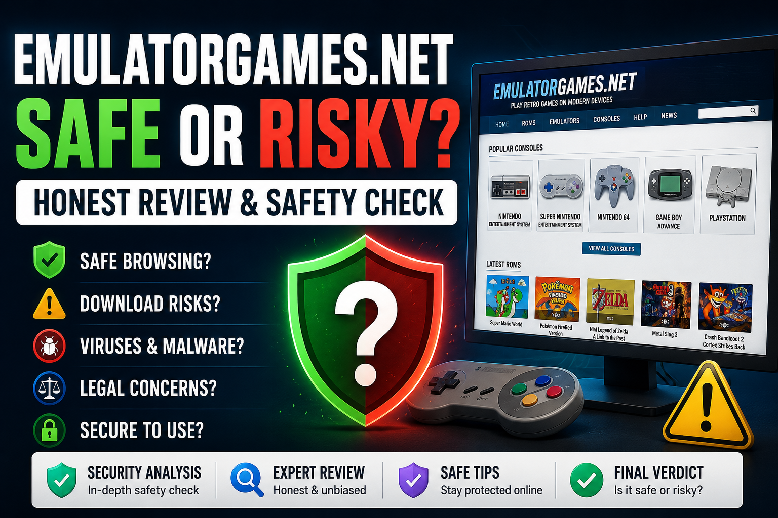 EmulatorGames.net Safe or Risky? Honest Review & Safety Check