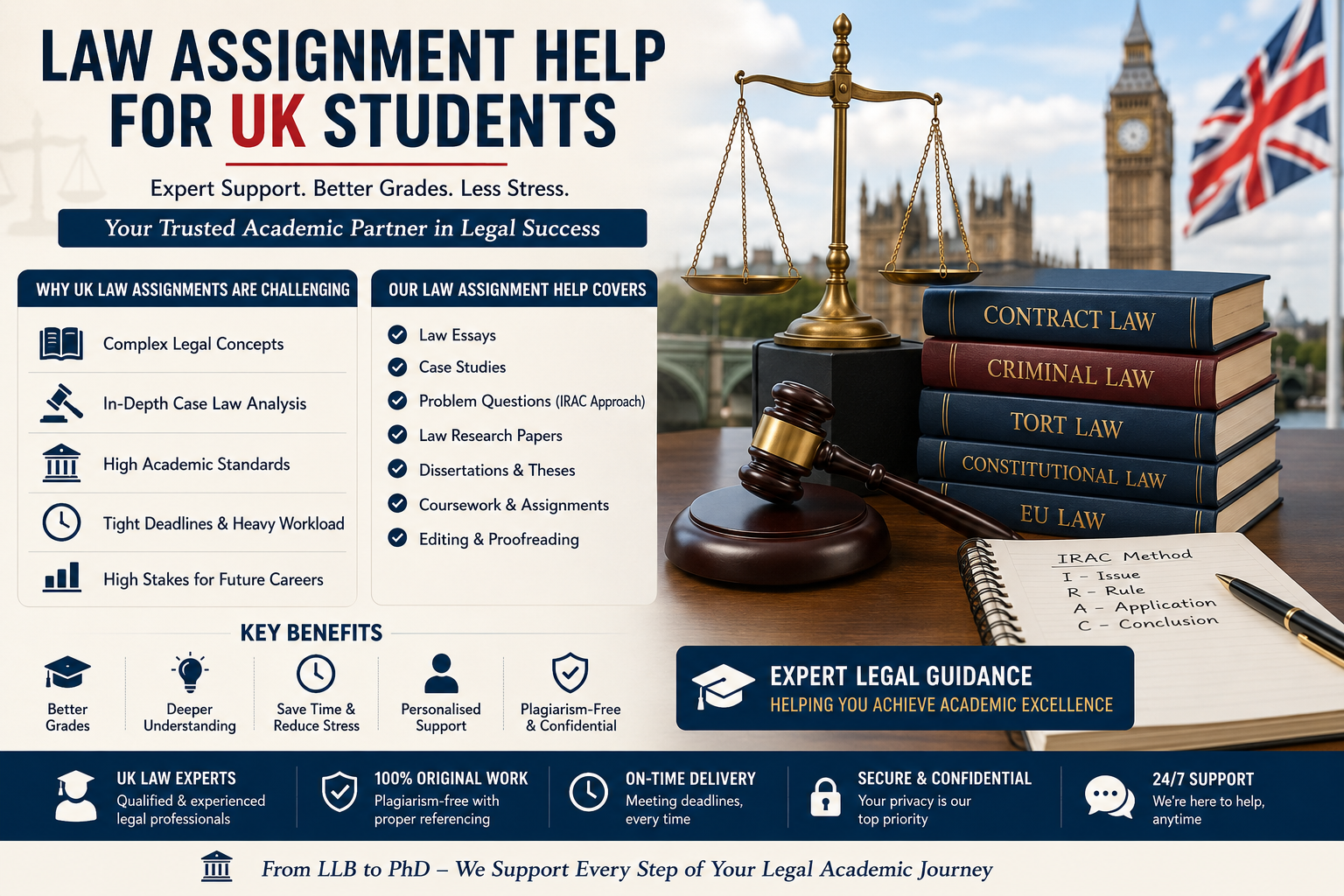 Best Rated Law Assignment Help for UK Students